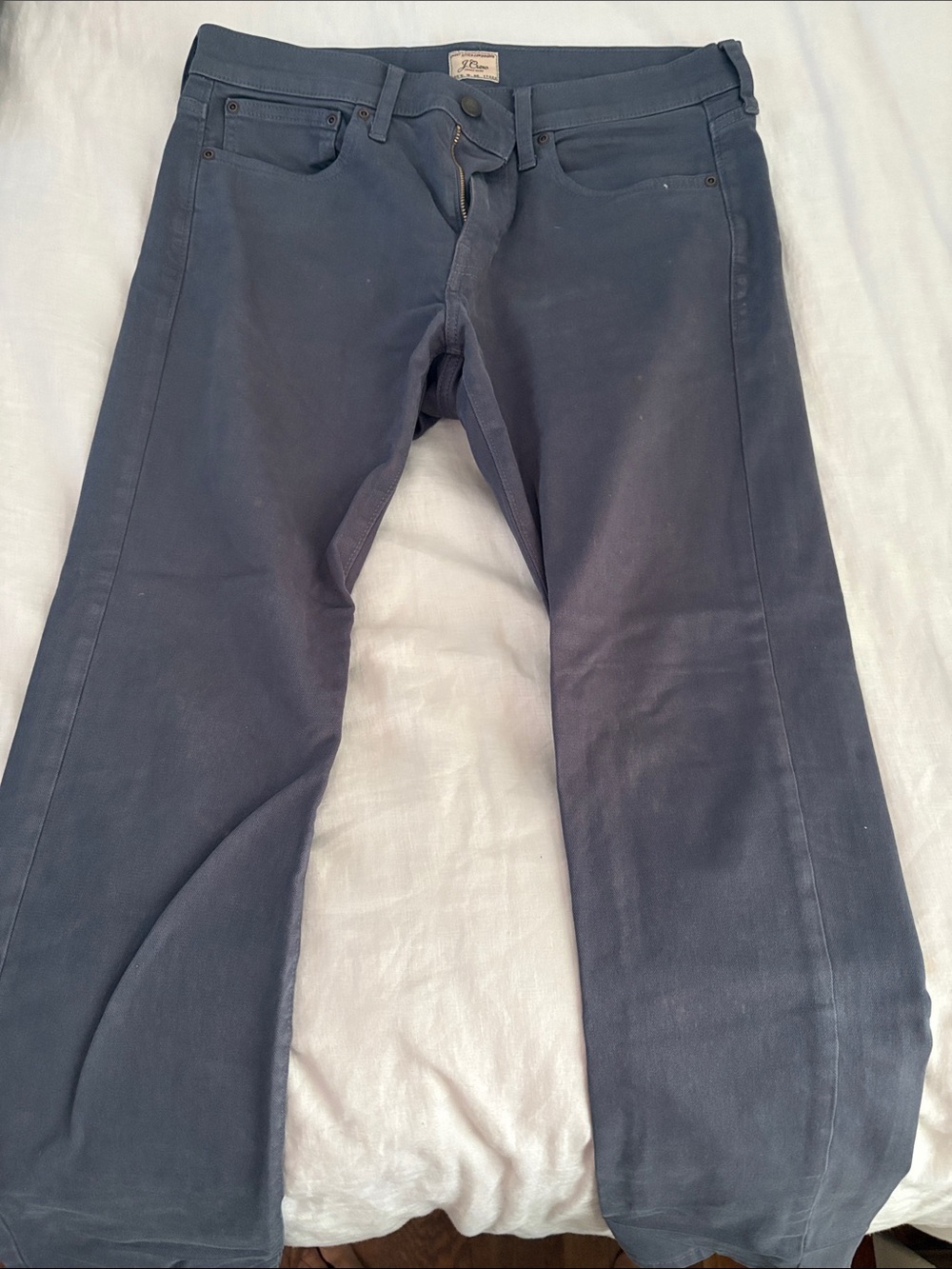 J. Crew Slim Straight Jeans in Dark Navy